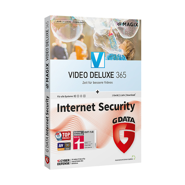 G DATA Internet Security + Video deluxe 365