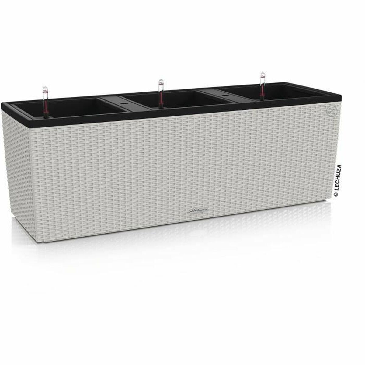 Selbstbewässernder Blumentopf Lechuza Hellgrau 100 x 32