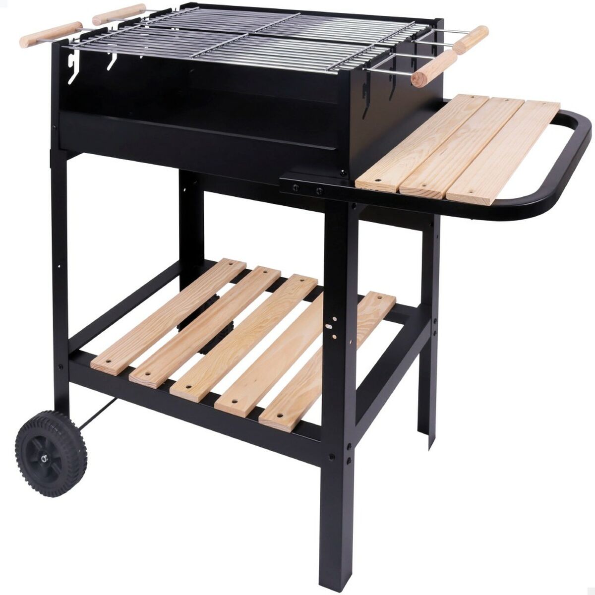 Holzkohlegrill mit Rädern Aktive Emailliertes Metall 100