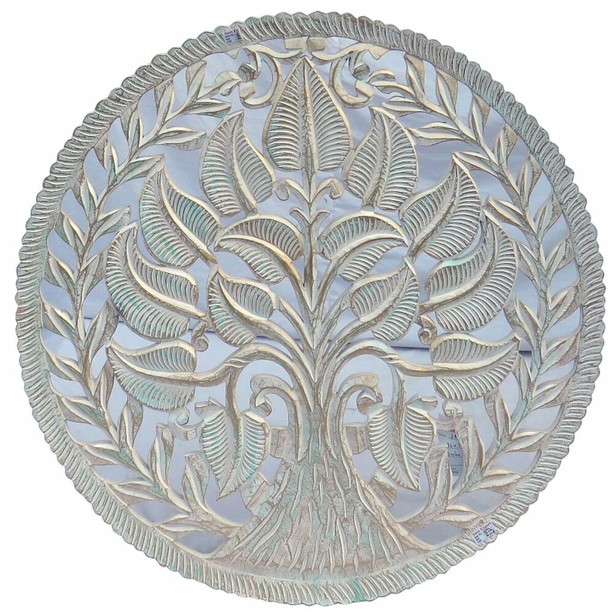 Wanddekoration DKD Home Decor Baum MDF (90 x 2 x 90 cm)