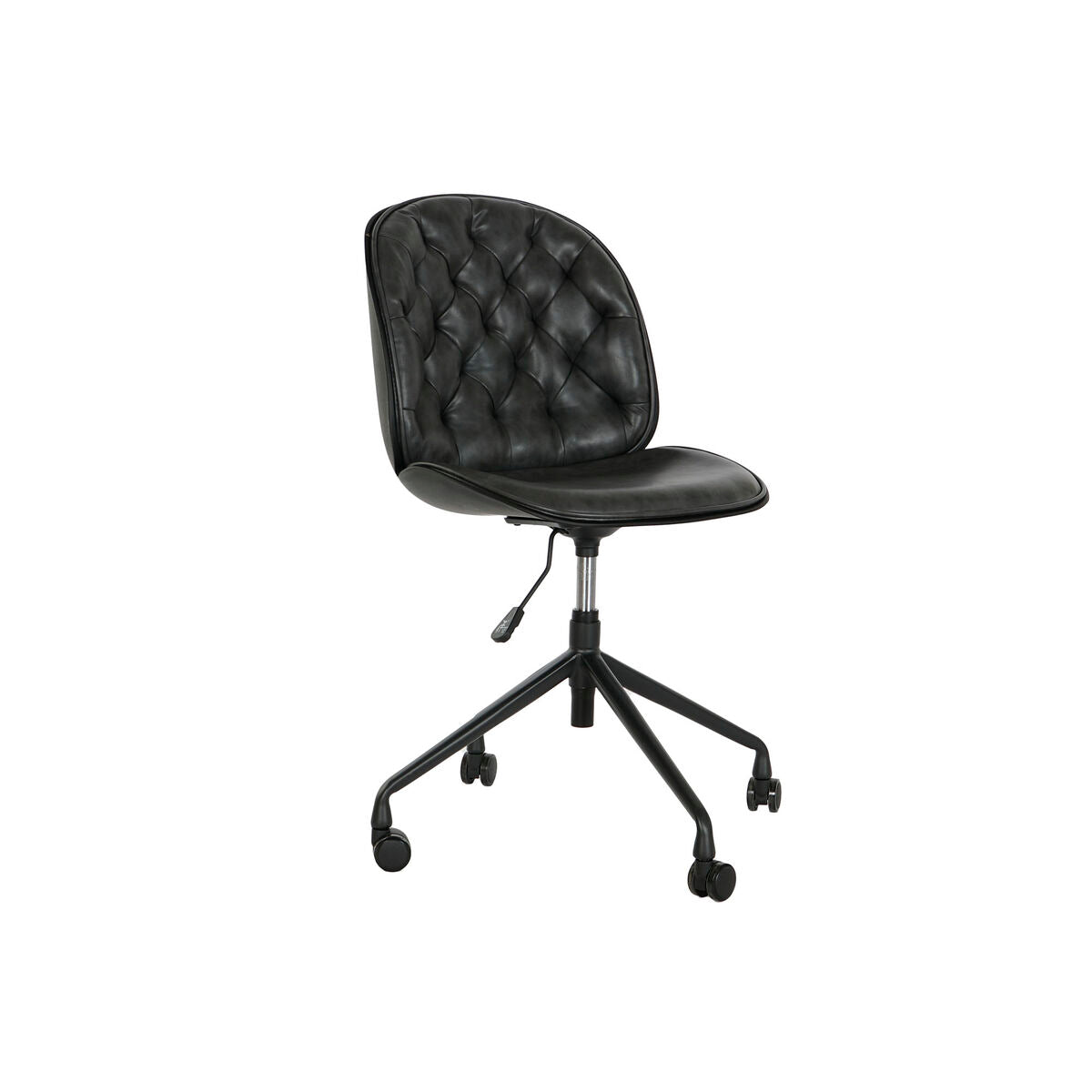 Stuhl DKD Home Decor Schwarz Dunkelgrau 47
