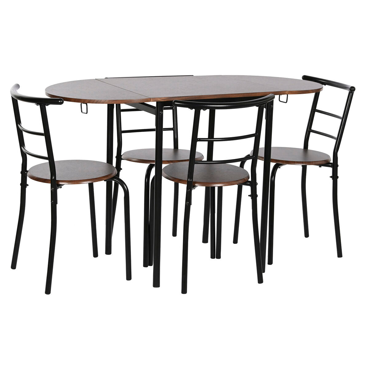 Tisch-Set mit 4 Stühlen DKD Home Decor 121 x 55 x 78 cm