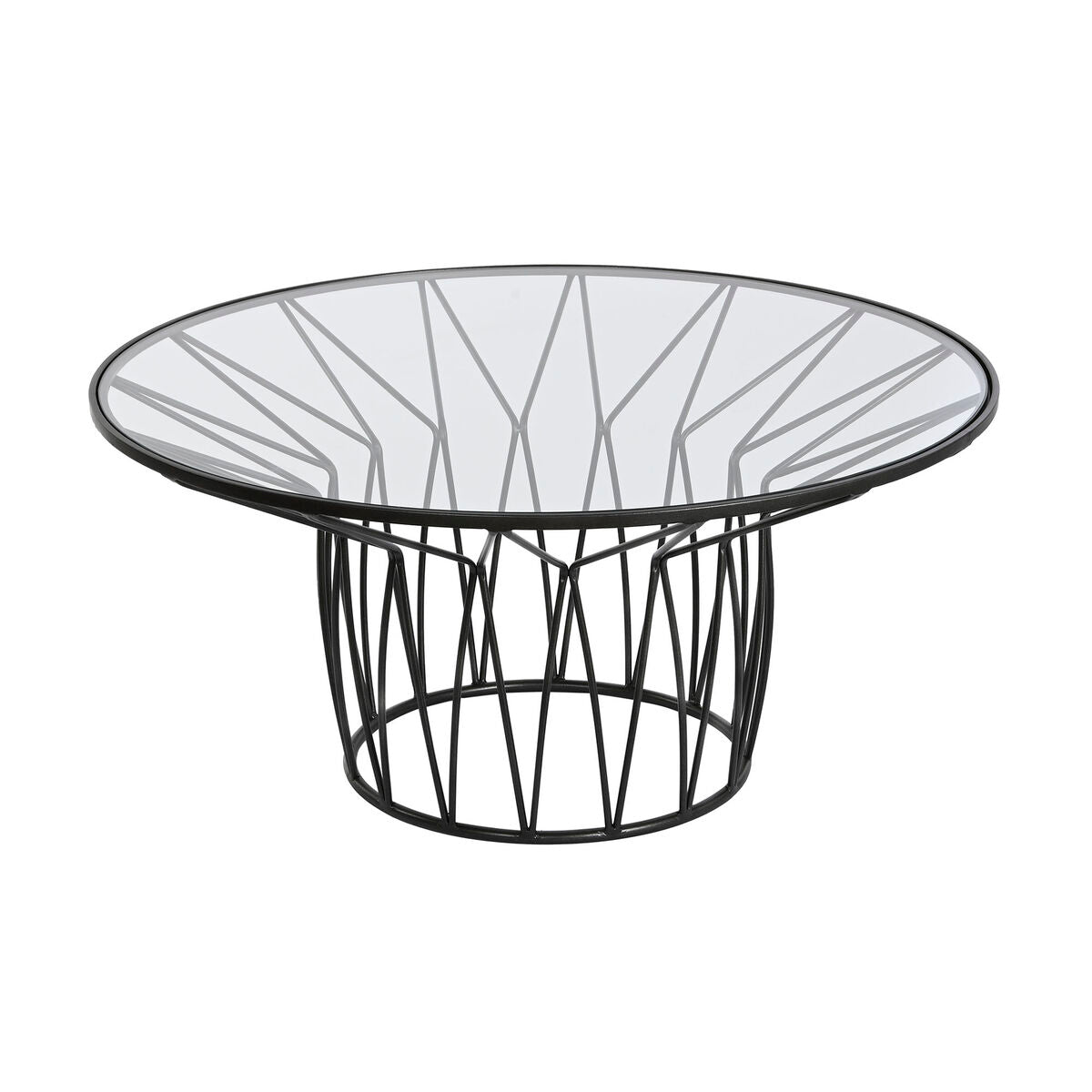 Tischdekoration Home ESPRIT Metall Kristall 85 x 85 x 39 cm