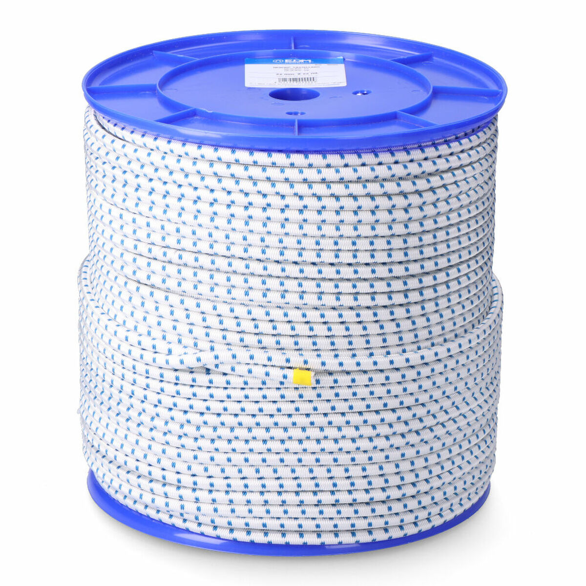 Schnur EDM 87925 Blau Weiß Polyester Latex 10 mm x 100 m Elastisch