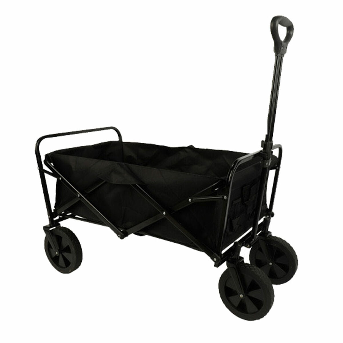 Marbueno Faltbarer Multiuswagen Stahl 150 KG Schwarz Garten