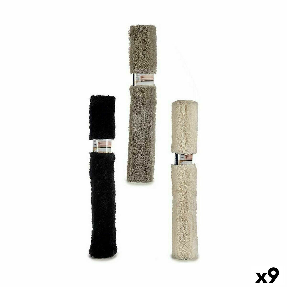 Teppich Gift Decor Weiß Schwarz Grau 100 x 1 x 150 cm (9 Stück)