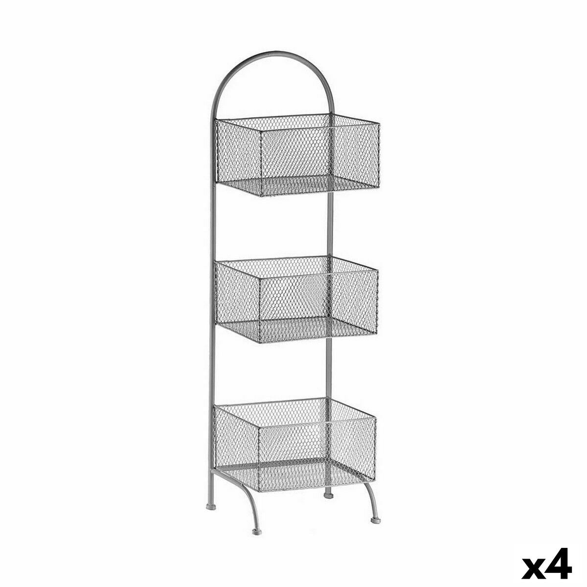 Regal Gift Decor Silberfarben Silber Metall 20 x 99 x 32