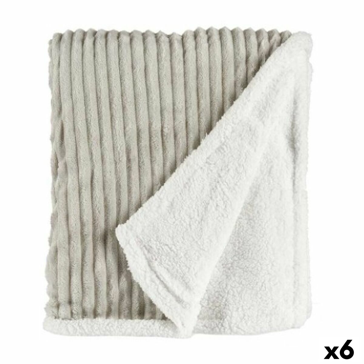 Decke Gift Decor Weiß Grau 200 x 150 x 1