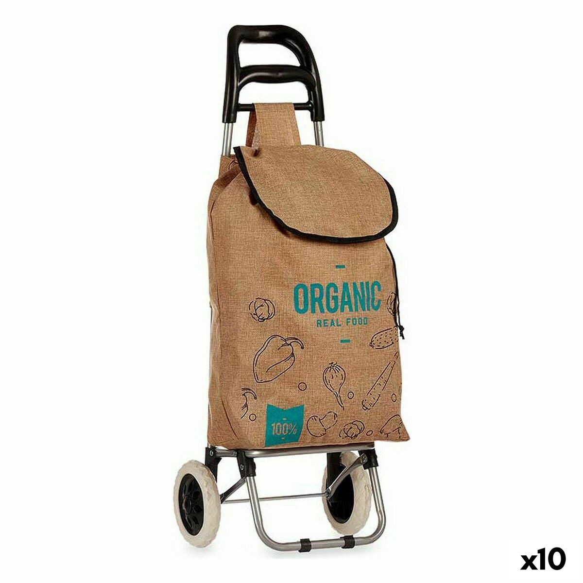 Warenkorb Kinvara Organic Blau Braun 3