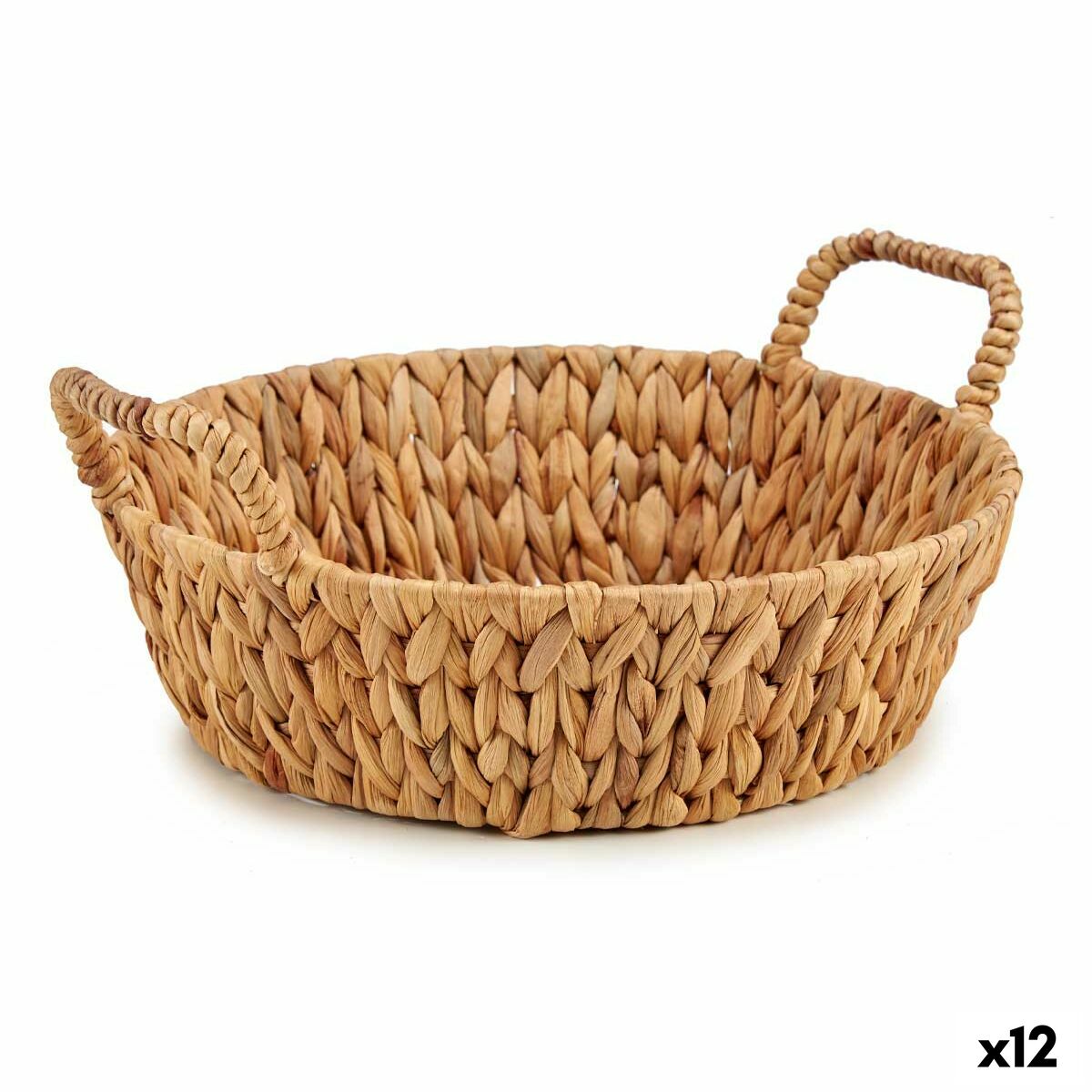 Tischdekoration Gift Decor Braun Metall natürlich Wasserhyazinthe 39