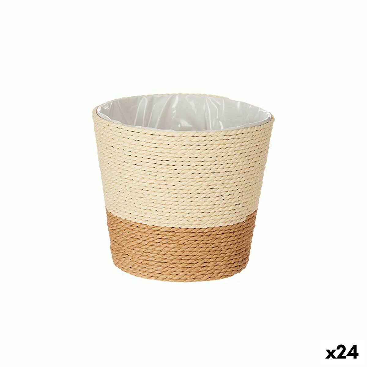 Blumentopf Ibergarden Braun Schnur Kunststoff 16 x 14