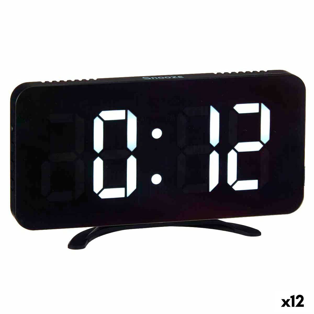 Digitale Desktop-Uhr Gift Decor Schwarz (12 Stück)