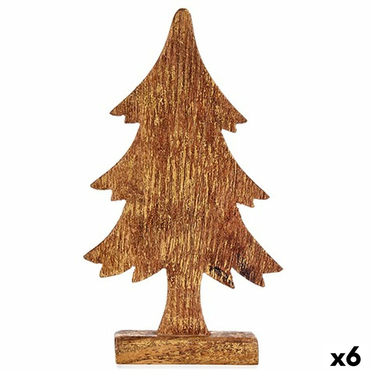 Deko-Figur Krist+ Gold Weihnachtsbaum 5 x 31 x 15