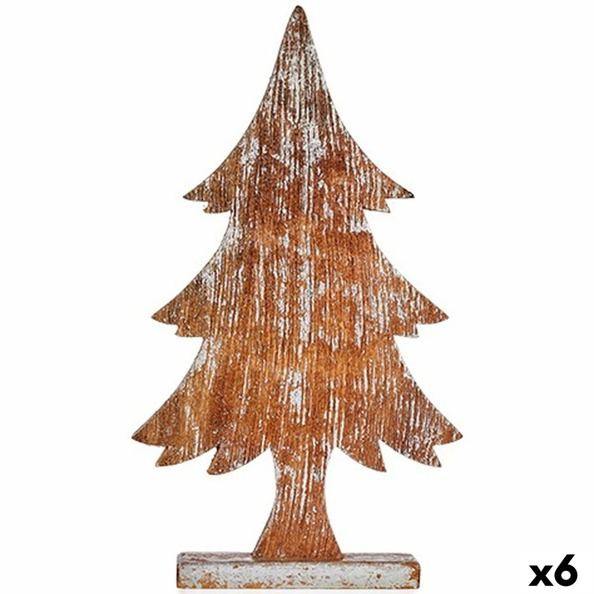 Deko-Figur Krist+ Silberfarben Silber Weihnachtsbaum 5 x 49