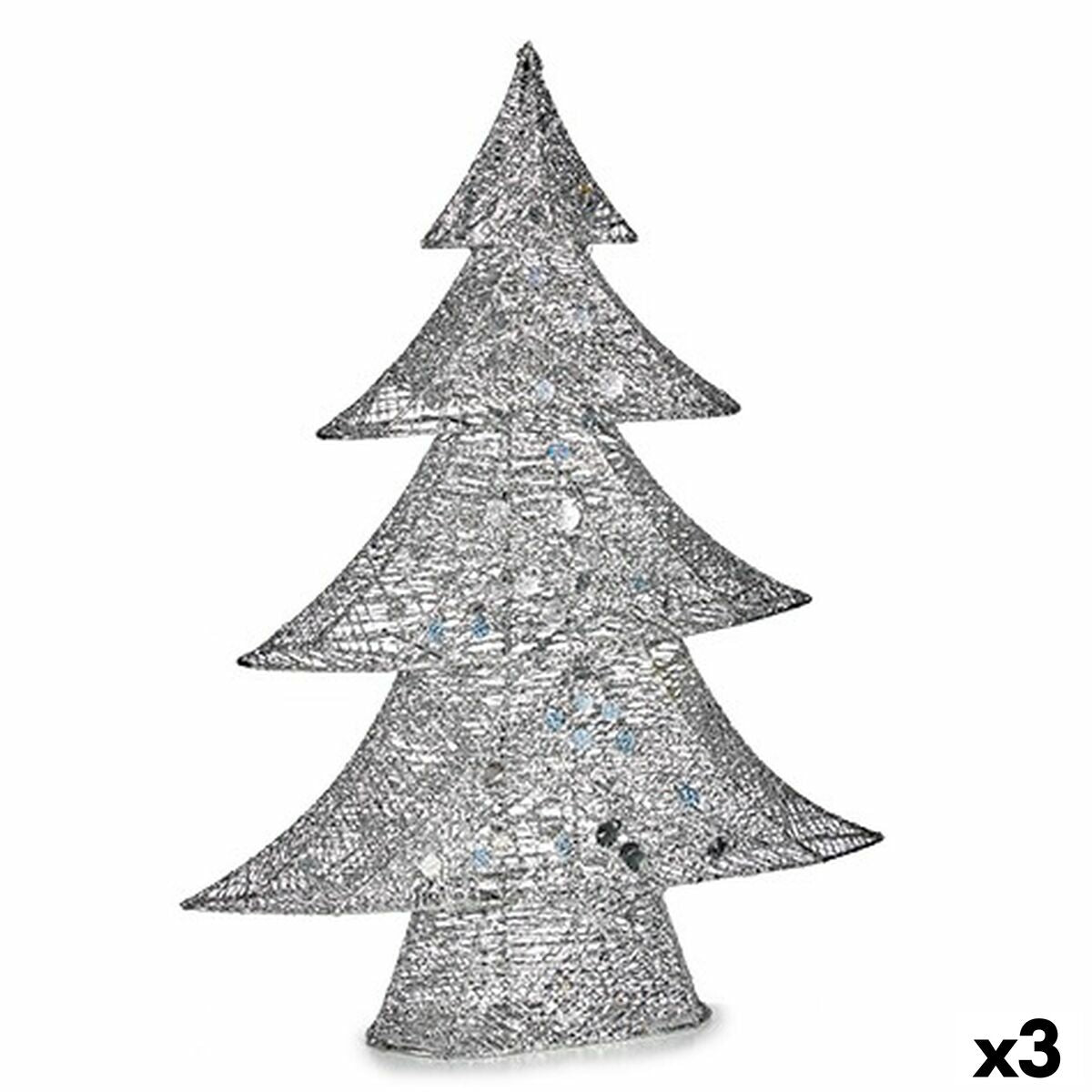 Weihnachtsbaum Krist+ Silberfarben Silber Metall Weihnachtsbaum 12 x 59