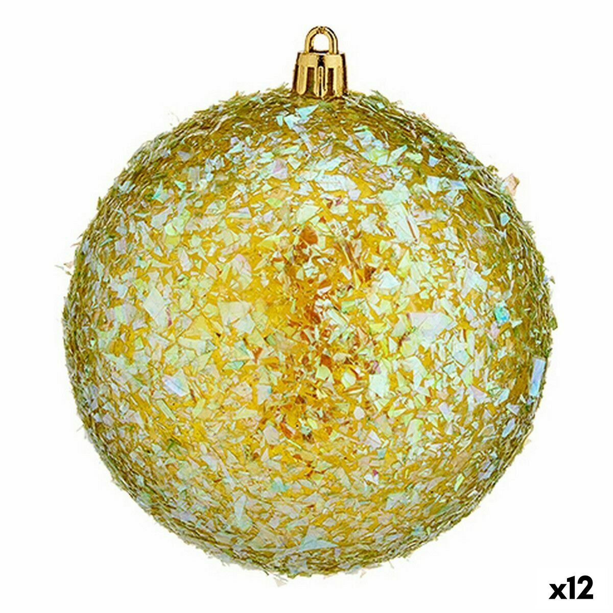 Weihnachtskugeln-Set Krist+ grün (12 Stück)
