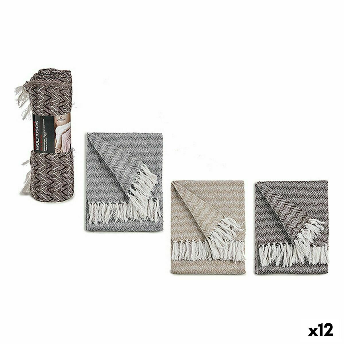 Sofabezug Gift Decor Braun Grau natürlich 11 x 33 x 11 cm 160 x 130 cm 130 x 0