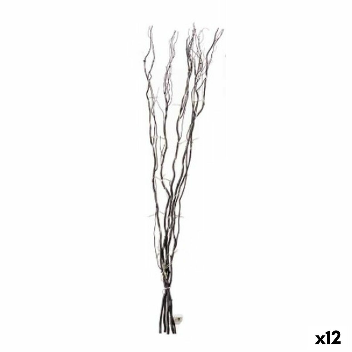 Sträuße Gift Decor Schwarz Holz 20 x 90 x 6 cm LED Leicht (12 Stück)