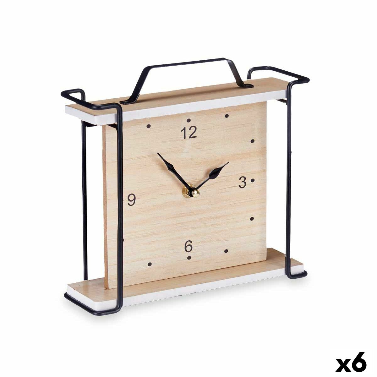 Bordur Gift Decor Schwarz Holz (6 Stück)