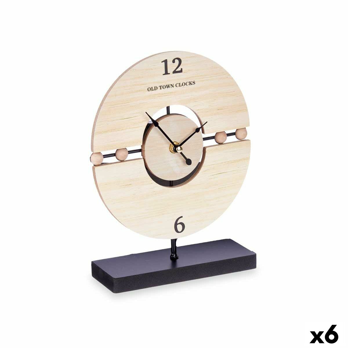 Bordur Gift Decor Schwarz Holz Bälle (6 Stück)