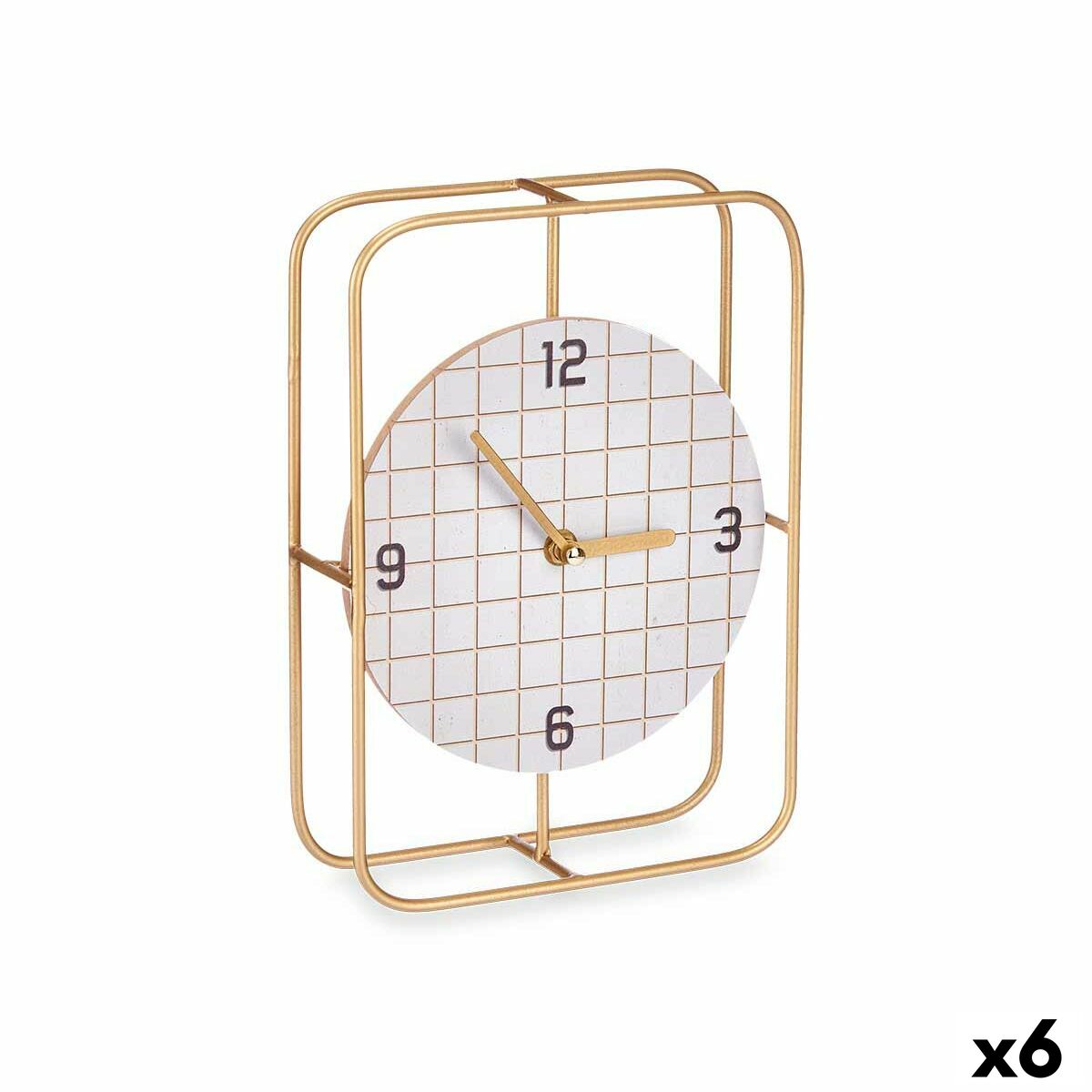 Bordur Gift Decor Schwarz Holz Kariert (6 Stück)