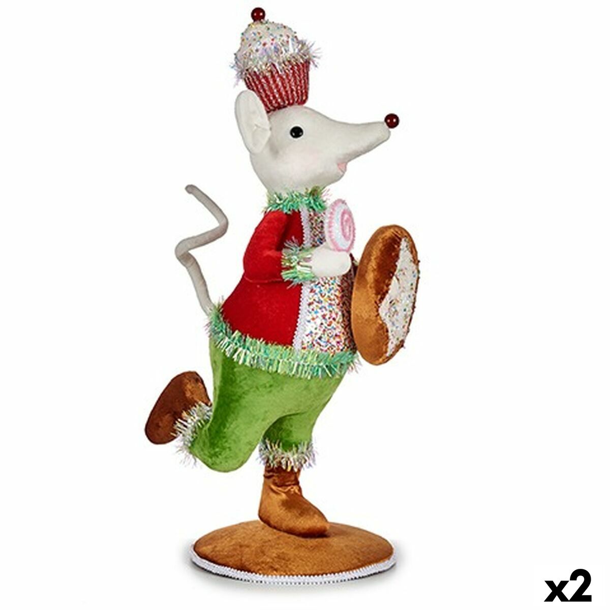 Deko-Figur Krist+ Mouse 20 x 55 x 24 cm (2 Stück)
