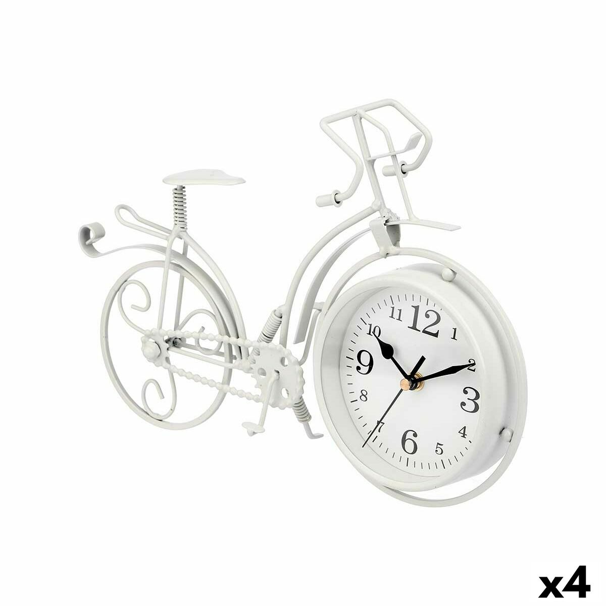 Bordur Gift Decor Weiß Fahrrad (4 Stück)