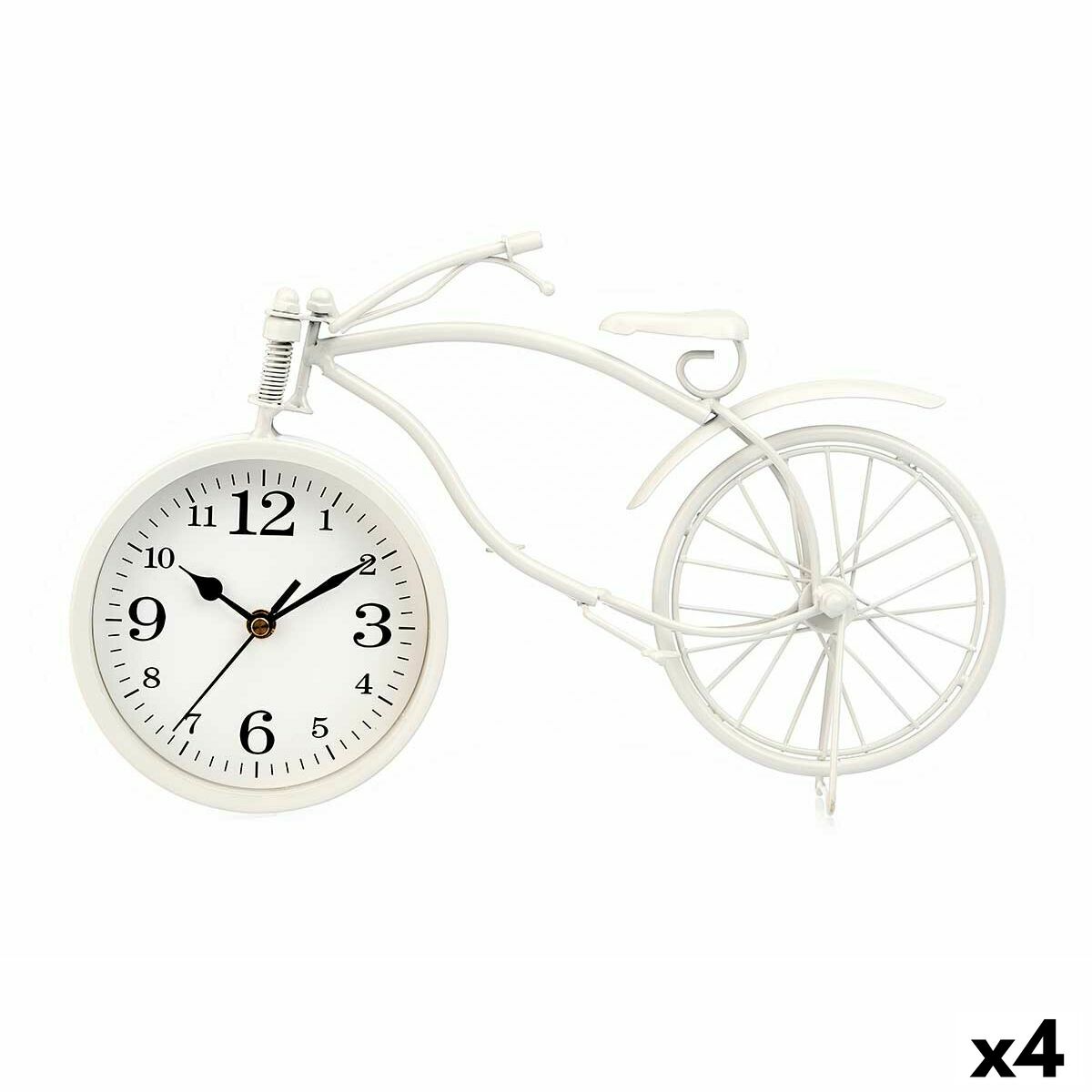 Bordur Gift Decor Weiß Fahrrad (4 Stück)