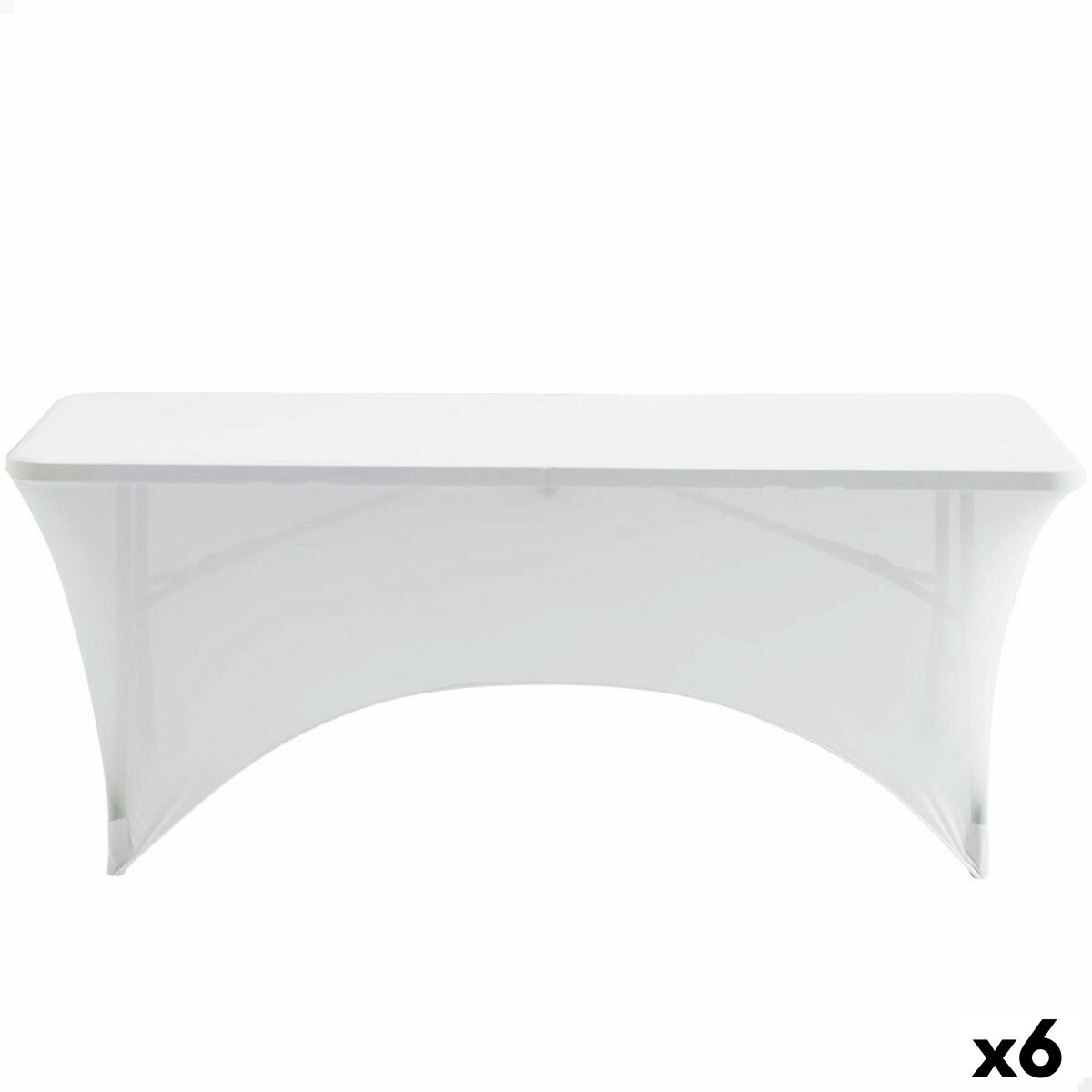Schutzhülle Aktive Weiß 183 x 76 x 76 cm Tisch Zubehör Fahrzeuge Straße (6 Stück)