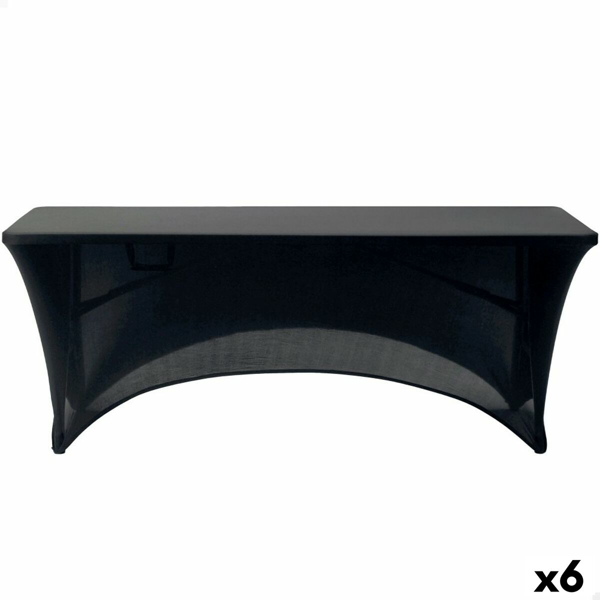 Schutzhülle Aktive Schwarz 183 x 76 x 76 cm Tisch Zubehör Fahrzeuge Straße (6 Stück)