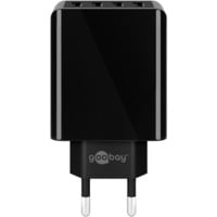 4-fach USB-Ladegerät (30W) schwarz