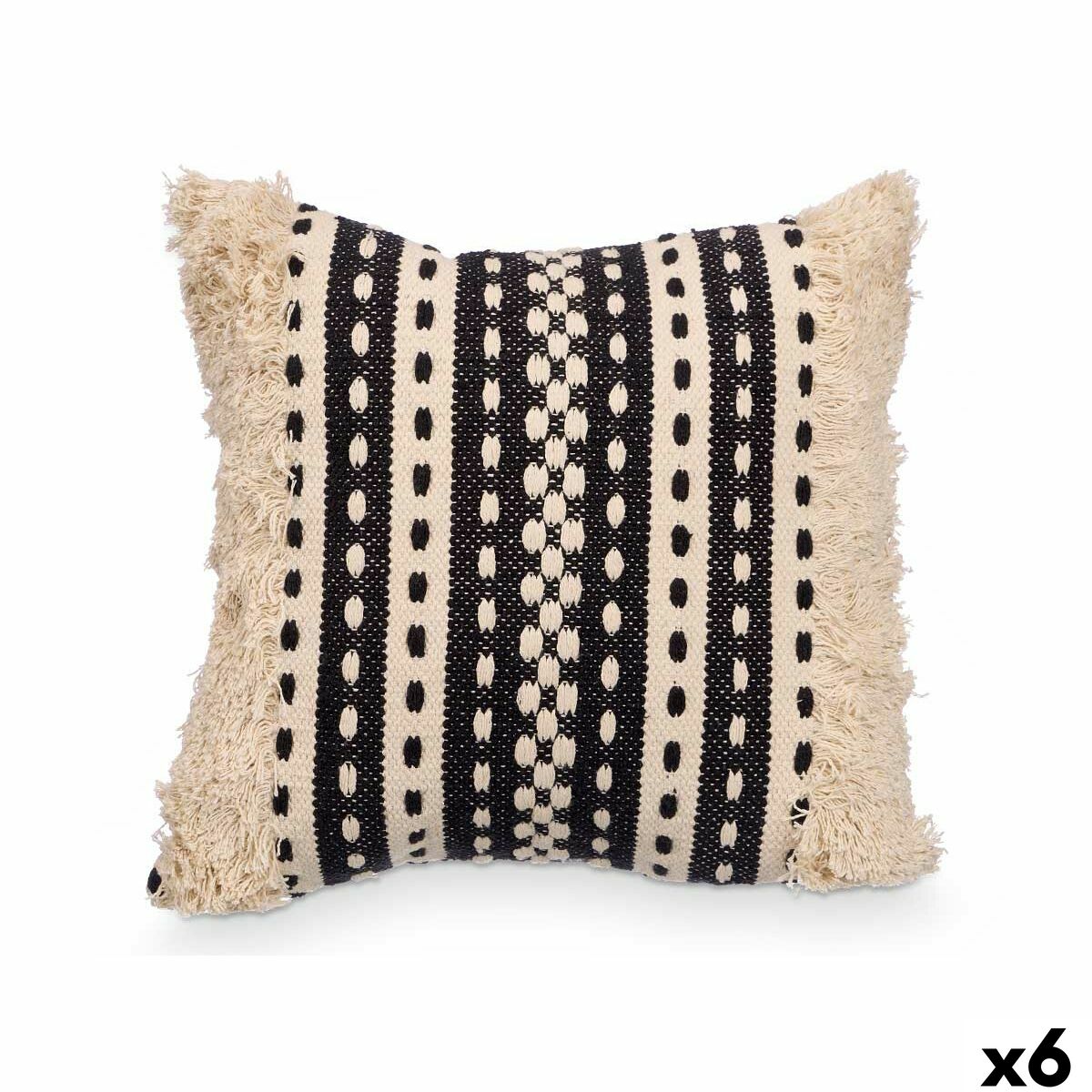 Kissen Gift Decor Schwarz Beige 45 x 15 x 45 cm (6 Stück)
