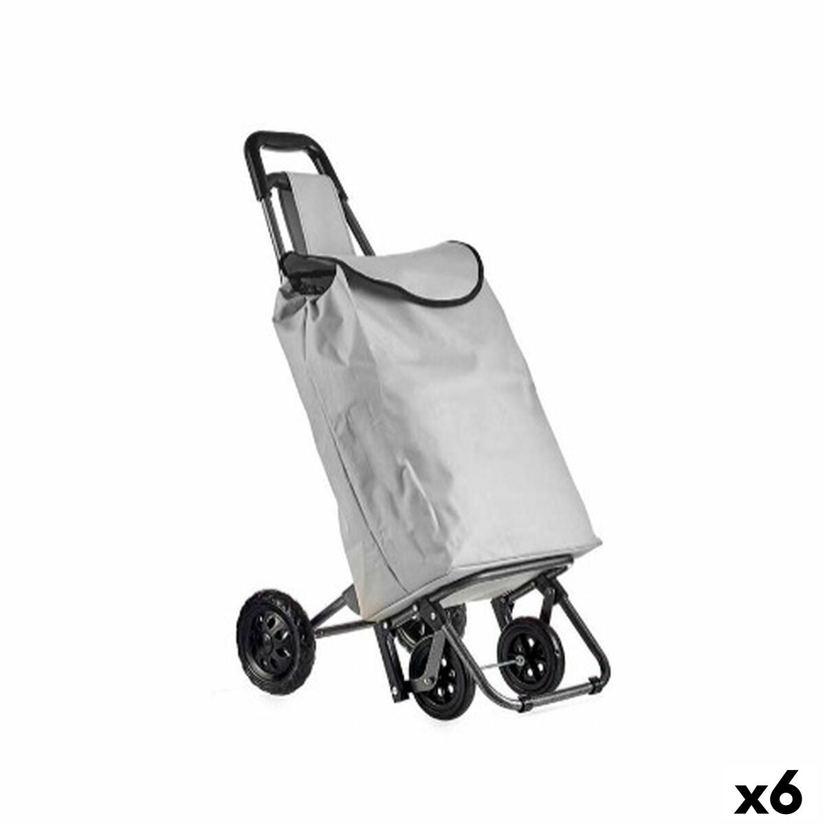 Warenkorb Kinvara Schwarz Grau 30 L 22 x 98 x 38 cm (6 Stück)