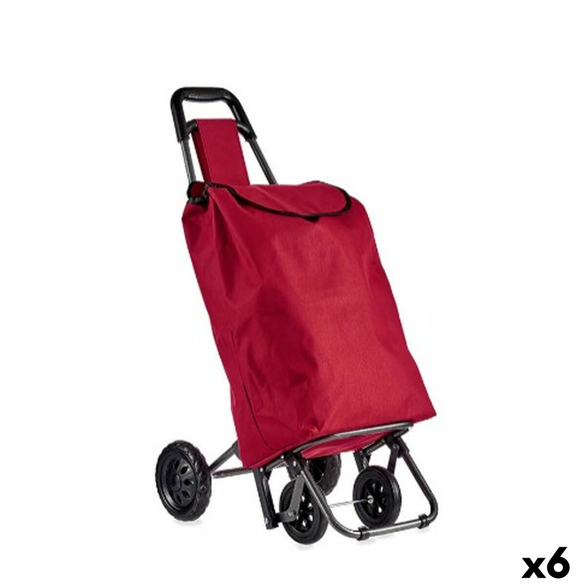 Warenkorb Kinvara Schwarz Rot 22 x 98 x 38 cm (6 Stück)