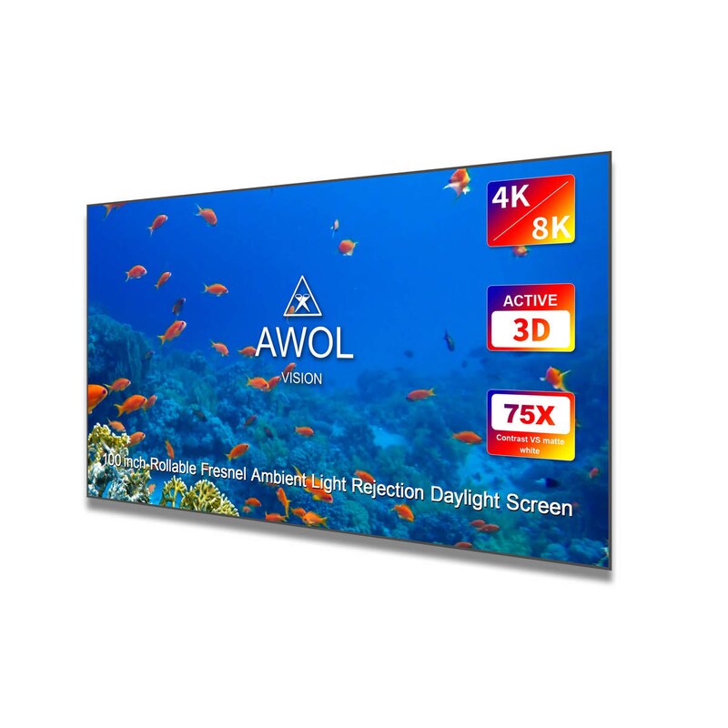 AWOL Vision Daylight ALR Beamer Leinwand