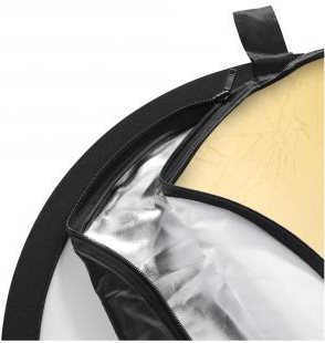Mantona 18082 Fotostudio-Reflektor Rund Schwarz - Gold - Silber - Weiß (18082)