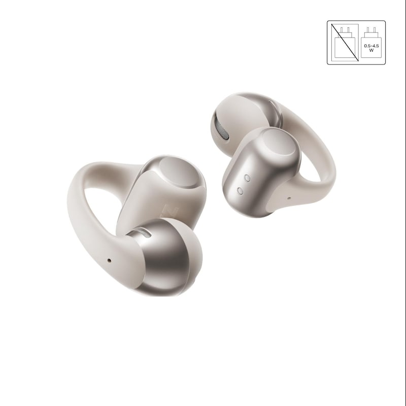Shokz OpenDots One True-Wireless Open-Ear-Kopfhörer grau