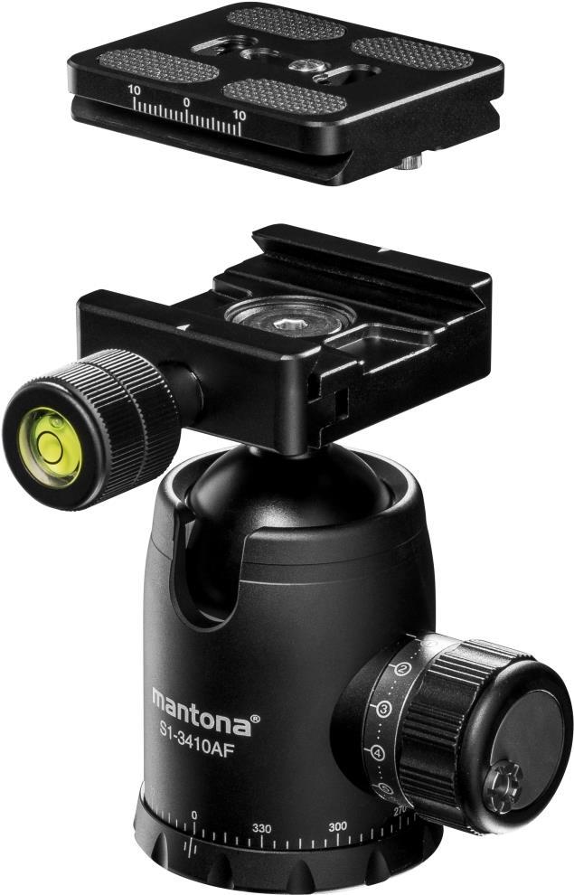 Walimex Mantona Fortress Kugelkopf 34 mm bis 10 kg