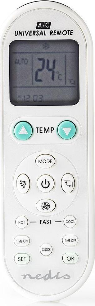 Nedis Universal-Fernbedienung für Klimaanlagen - Programmierbar (ACRC1WT)