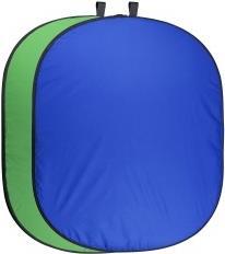 Walimex pro pro Falthintergrund (150 x 210 cm) grün/blau 20731 (1020731)