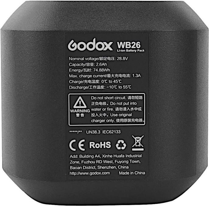 Godox WB26 - 2600 mAh - 28