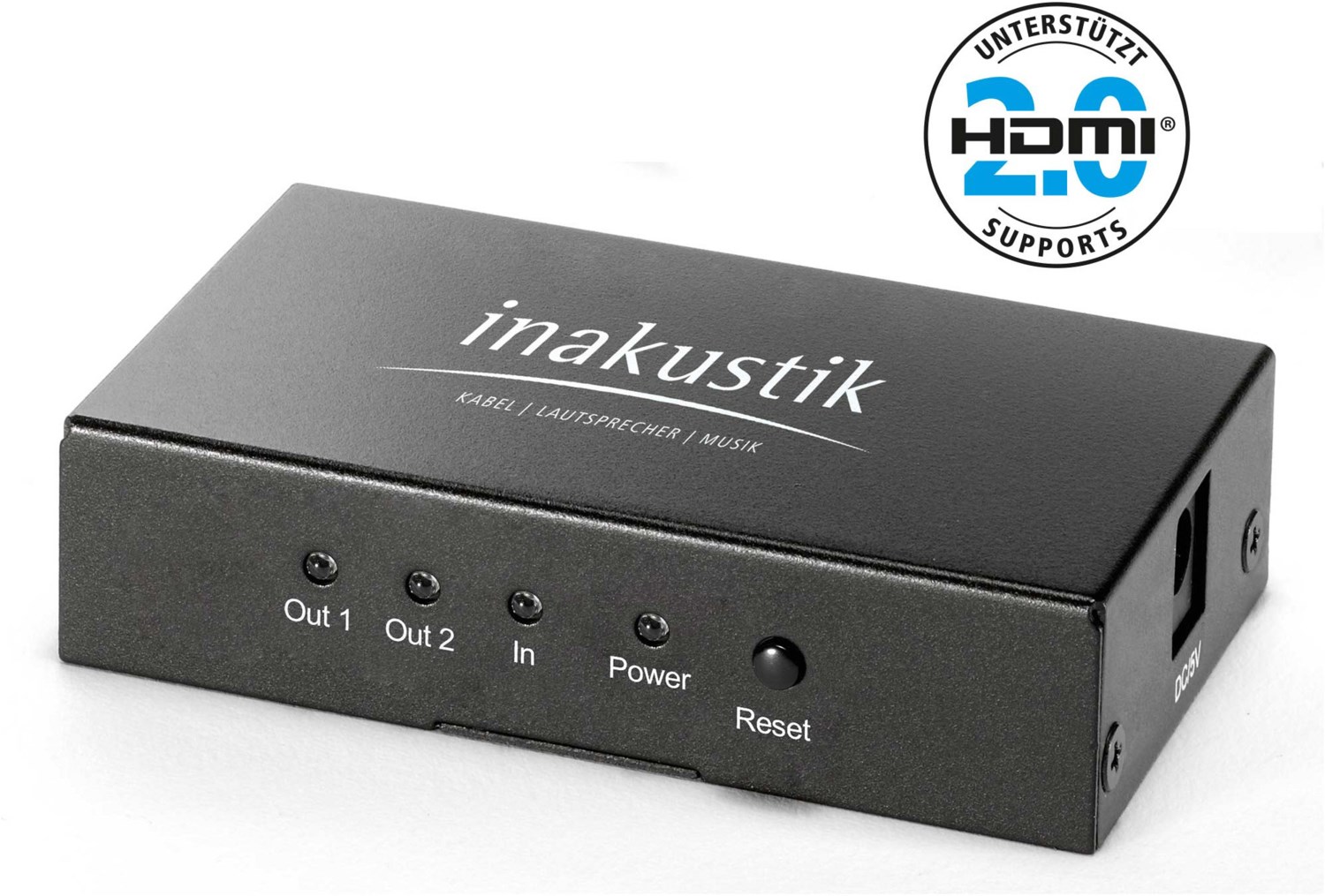 Premium HDMI 2.0 Splitter schwarz