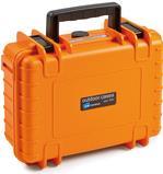 B&W outdoor.case Type 1000 - Hartschalentasche für Kamera und Objektive - Polypropylen - orange