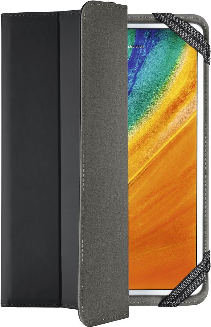 Hama Universal Fold Uni - Flip-Hülle für Tablet - Polyurethan - Schwarz - 24cm - 28cm (9.5 - 27