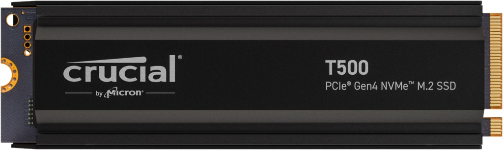 CRUCIAL M.2 SSD T500 CT2000T500SSD5 2TB Heatsink