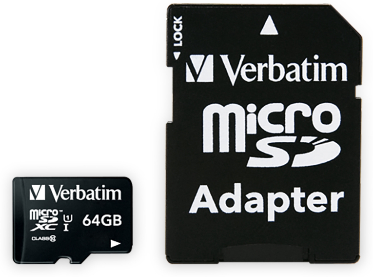VERBATIM MicroSDXC Card Premium