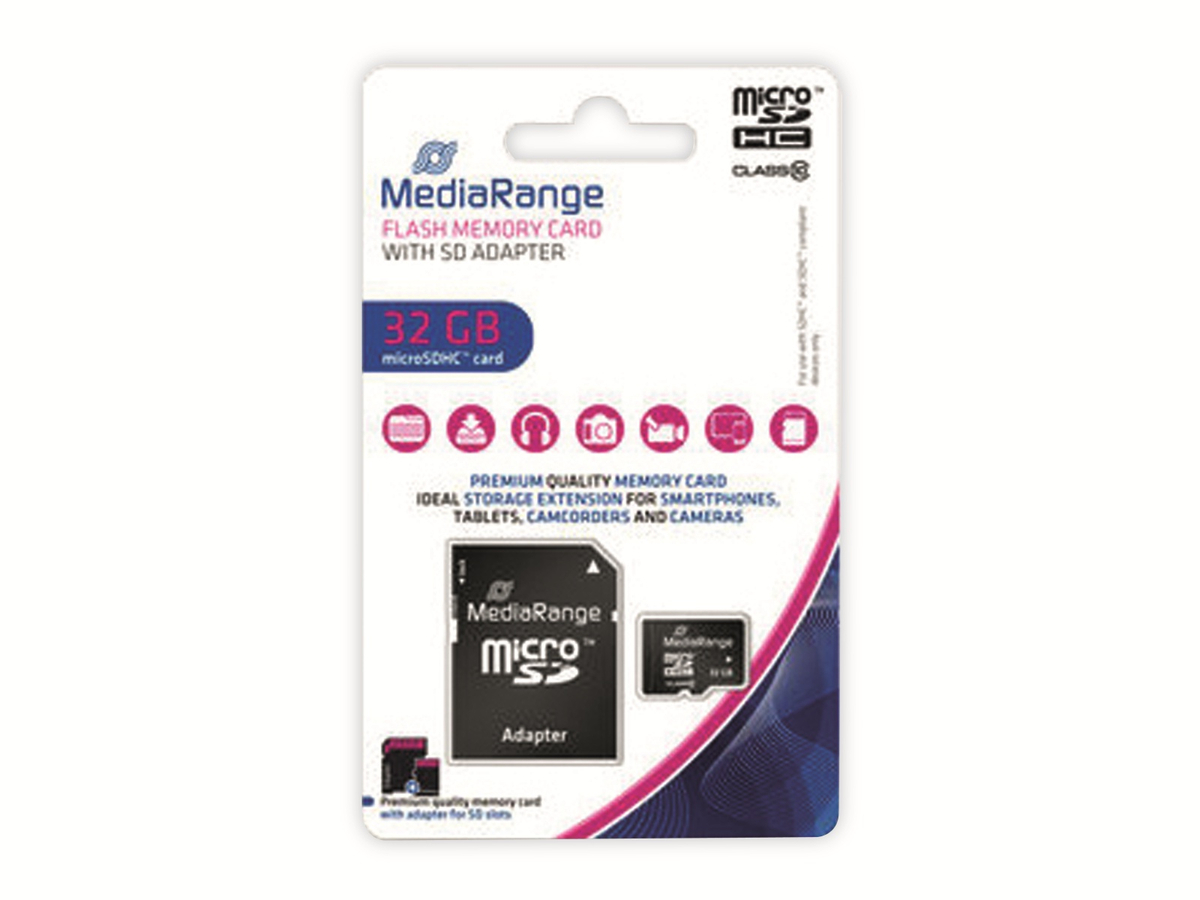 MEDIARANGE MicroSD-Card Class 10