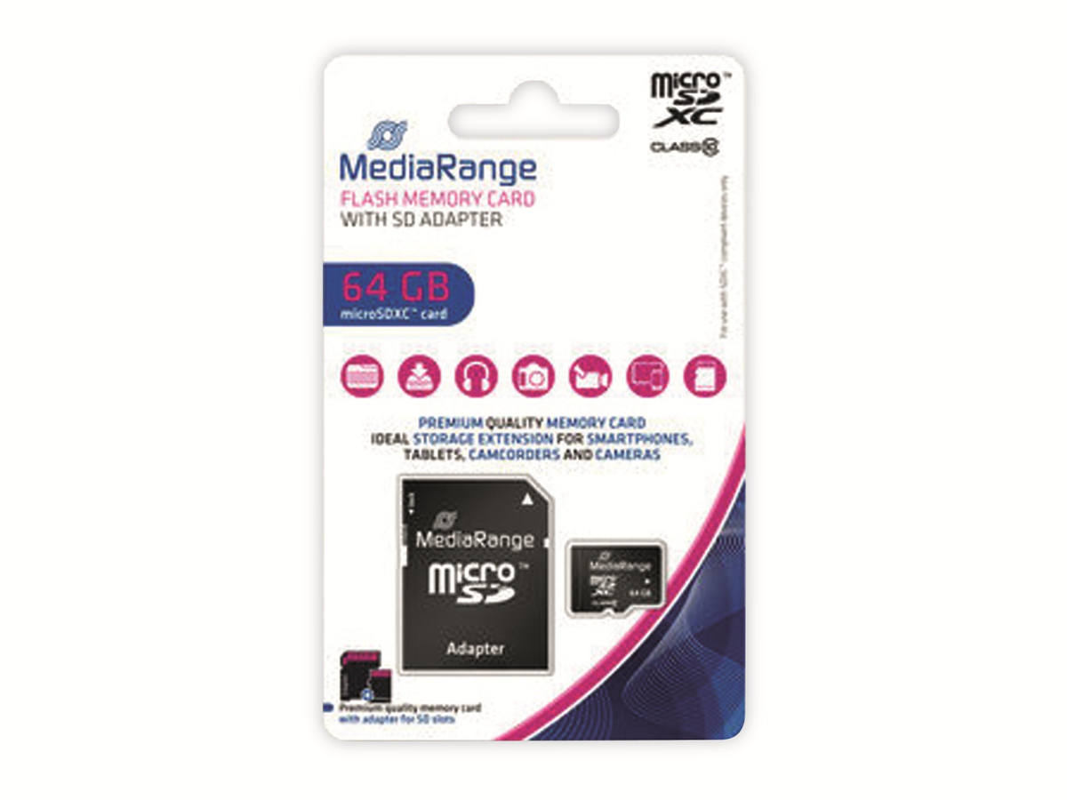 MEDIARANGE MicroSD-Card Class 10