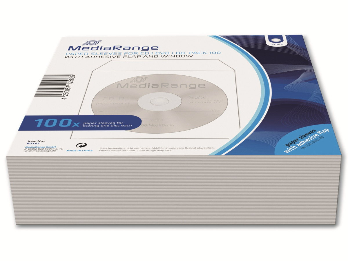 MEDIARANGE CD-Papiertaschen