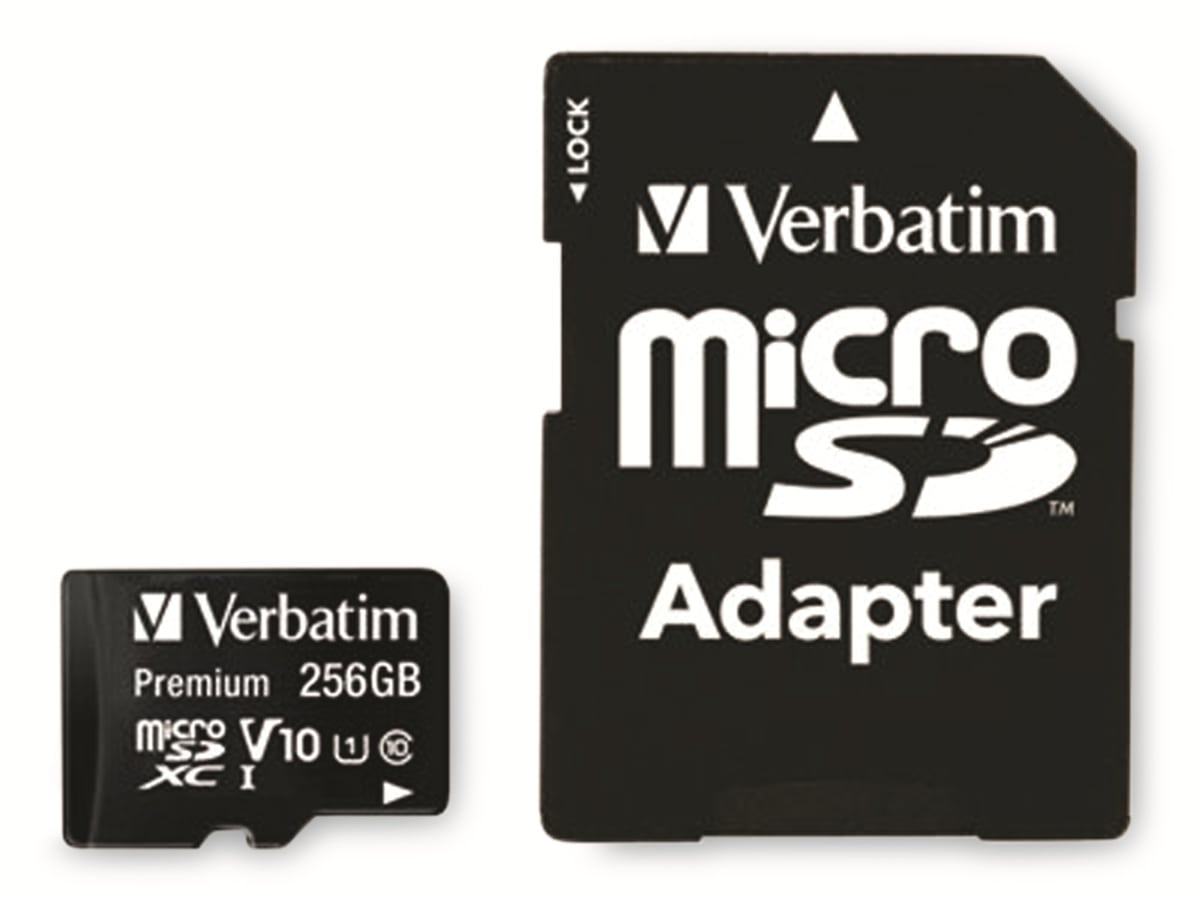 VERBATIM MicroSDXC Card Premium